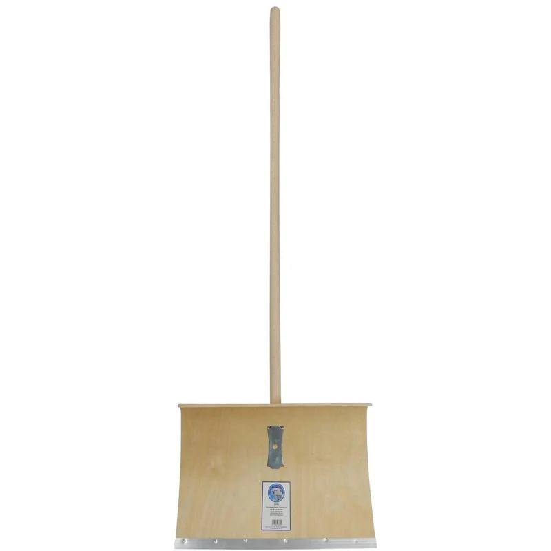SHW Schneeschieber-Sperrholz Blatt 5-fach verleimt, 50 cm breit, mit Holzstiel