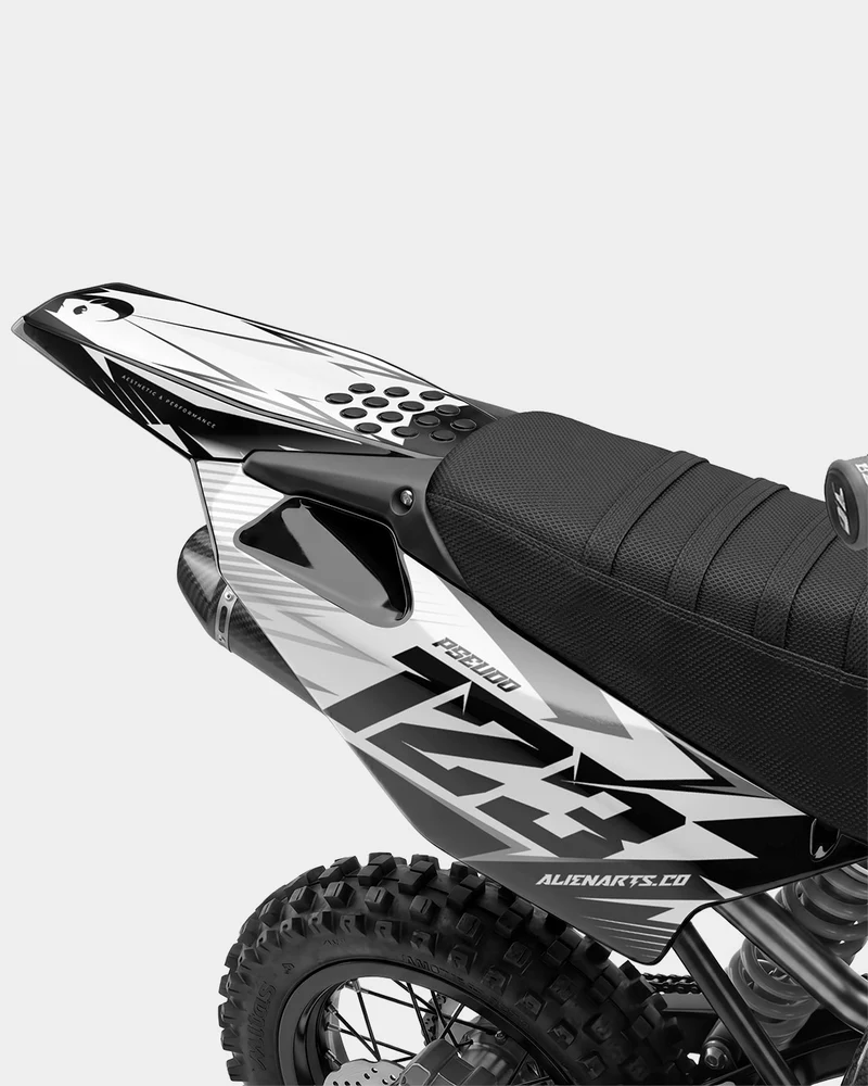 RAMPAGE - Kit Déco Dirt Bike Semi-Personnalisable - Gris