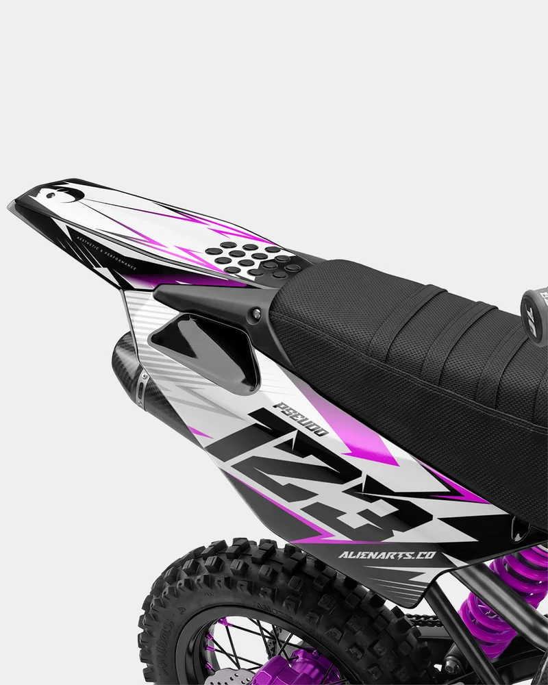 RAMPAGE - Kit Déco Dirt Bike Semi-Personnalisable - Rose