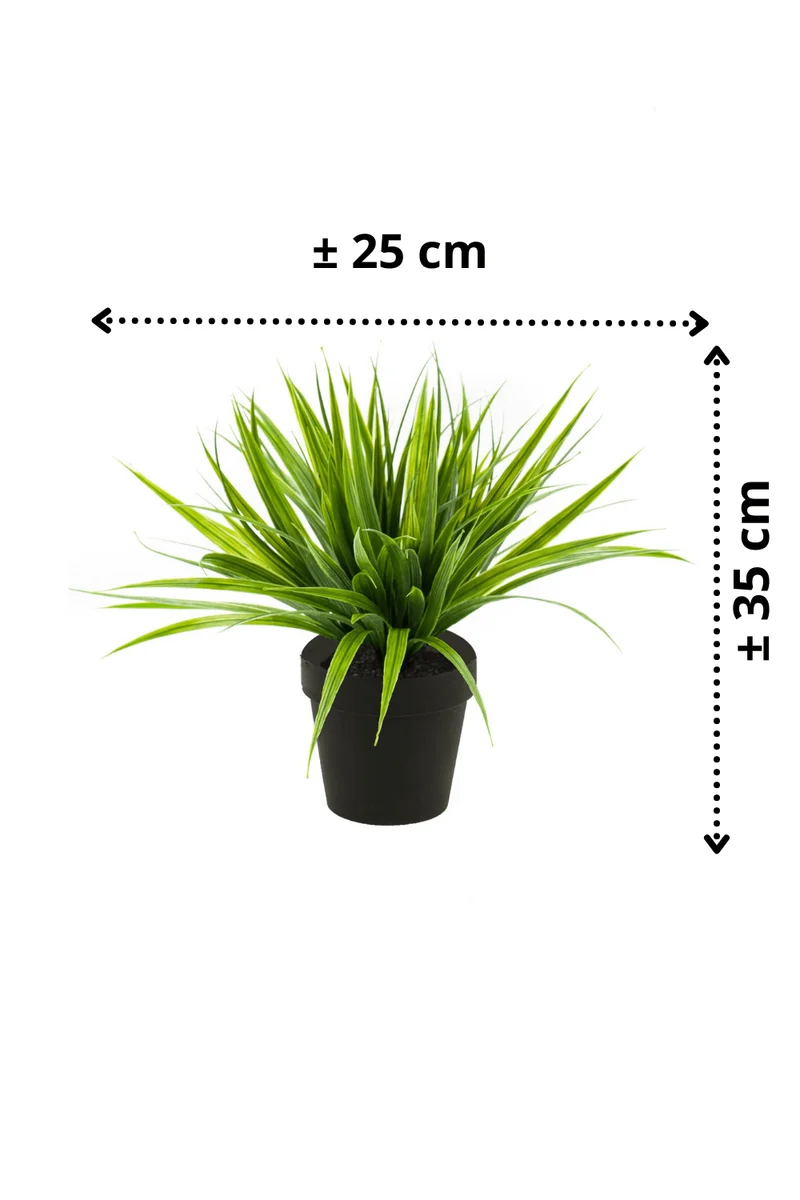Graspflanze Kunstpflanze 35cm