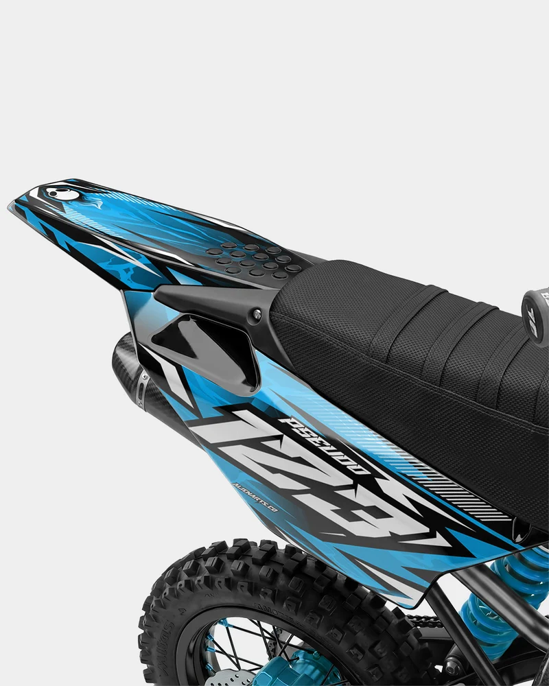 REAPER - Kit Déco Dirt Bike Semi-Personnalisable - Bleu