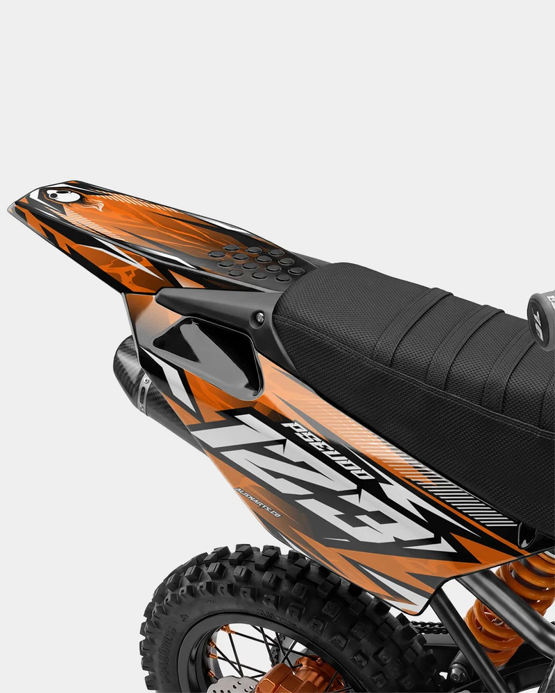 REAPER - Kit Déco Dirt Bike Semi-Personnalisable - Orange
