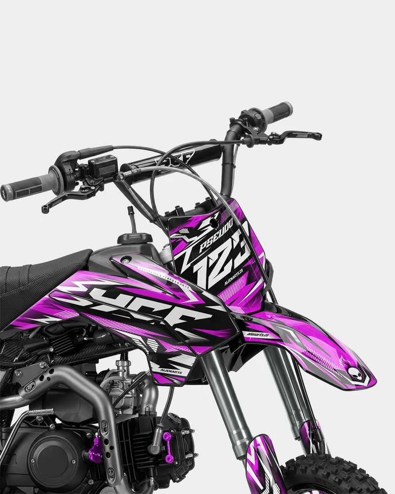 REAPER - Kit Déco Dirt Bike Semi-Personnalisable - Rose