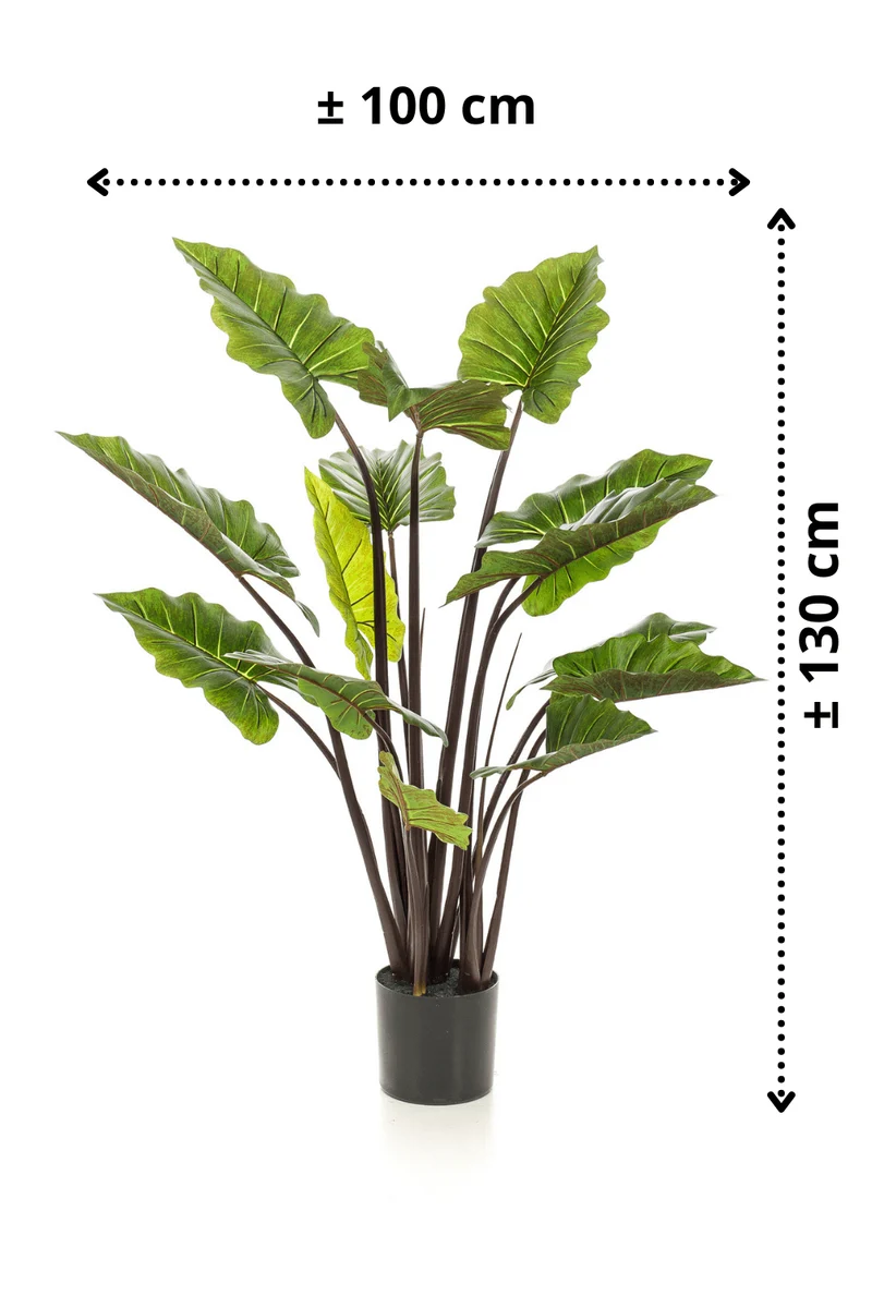 Colocasia Kunstpflanze 130cm