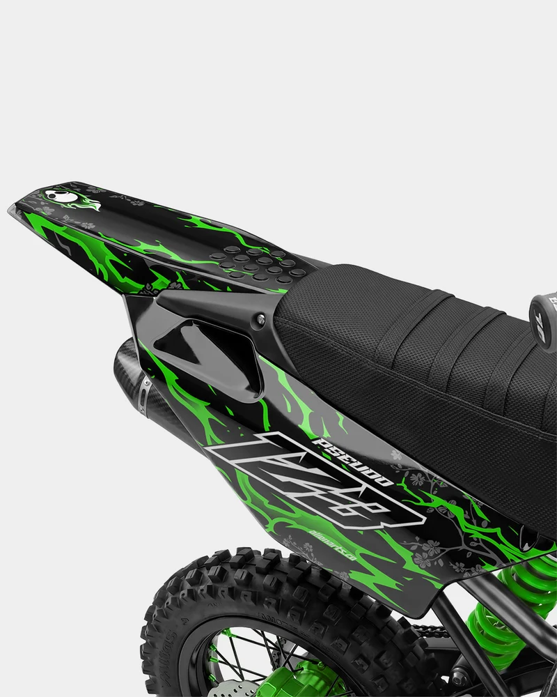 SENKA - Kit Déco Dirt Bike Semi-Personnalisable - Vert