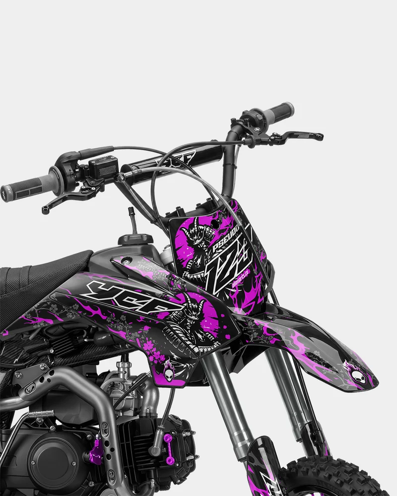SENKA - Kit Déco Dirt Bike Semi-Personnalisable - Rose