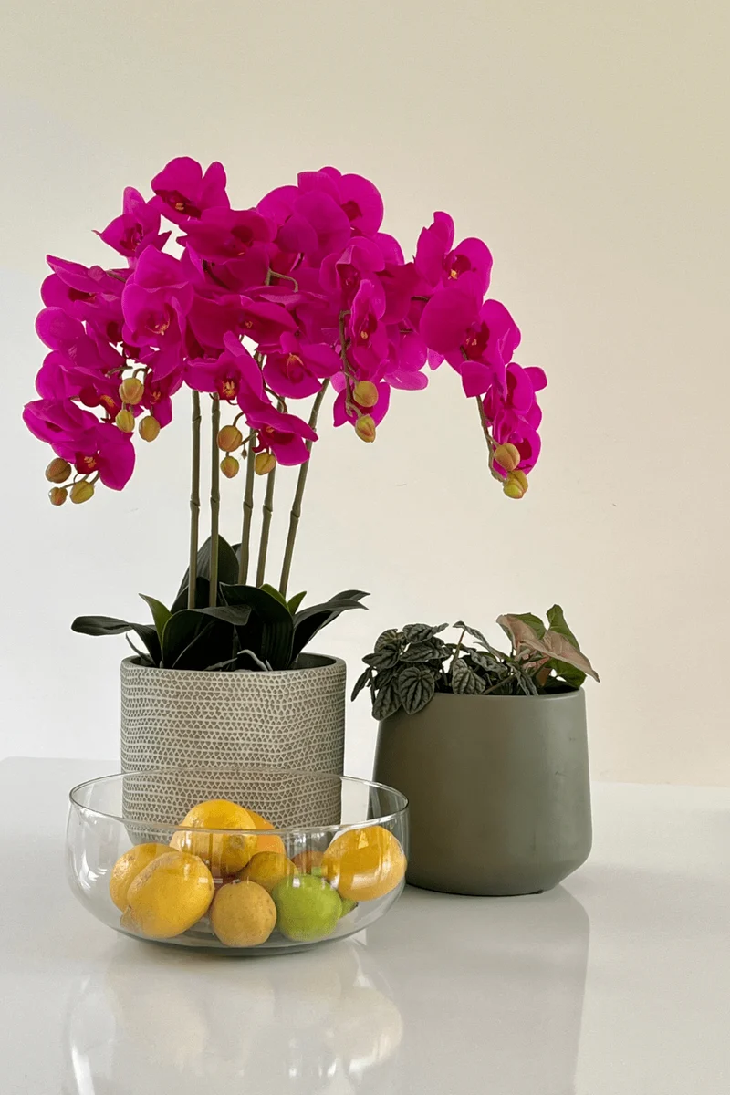 Orchidee Kunstpflanze Rosa 70cm