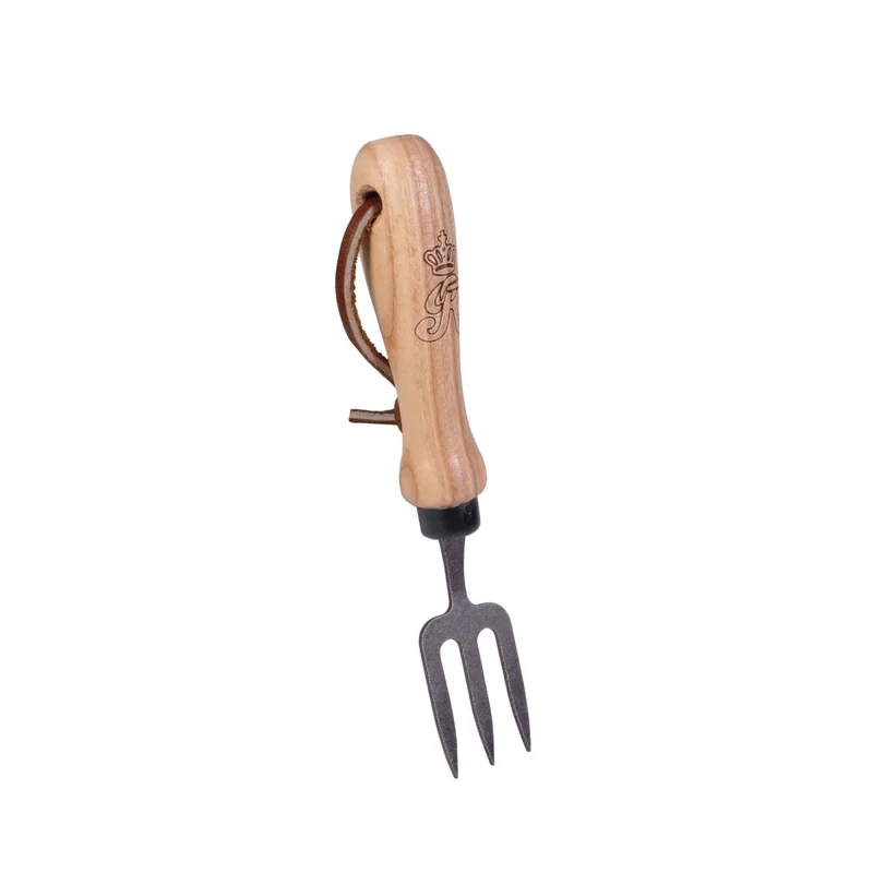 SHW Bonsai Handgabel mit Eschenholzgriff 10 cm
