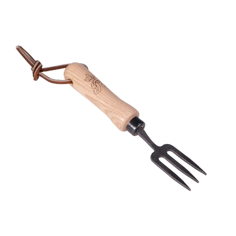 SHW Bonsai Handgabel mit Eschenholzgriff 10 cm