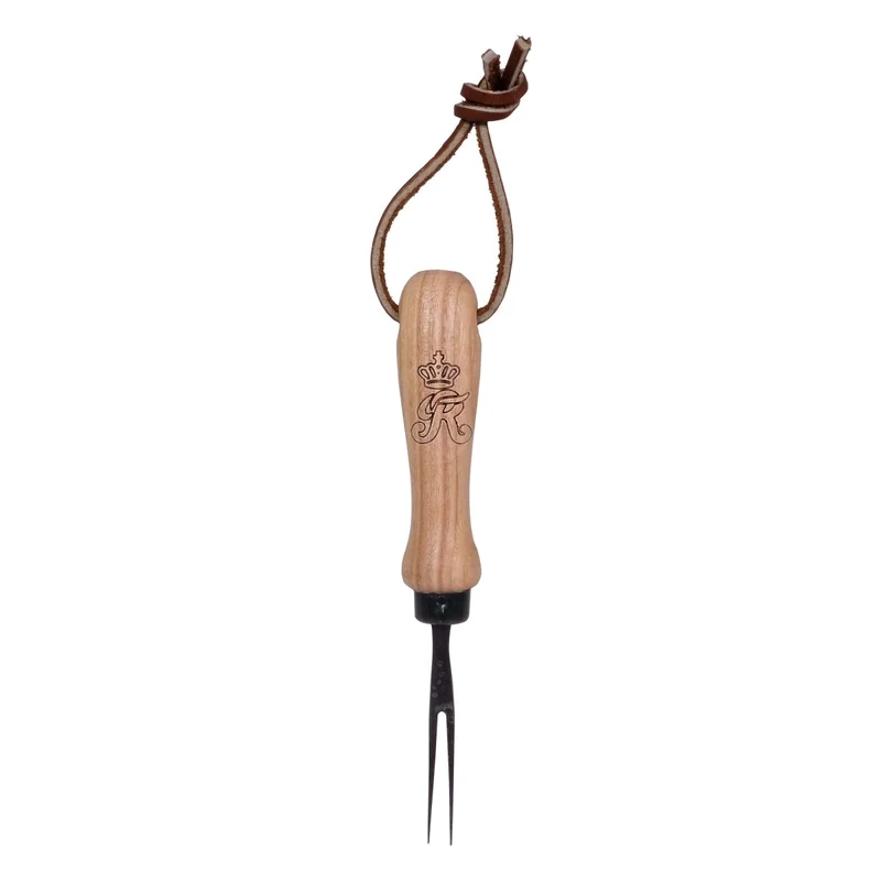 SHW Bonsai Gabel, 2 Zinken, mit Eschenholzgriff 10 cm