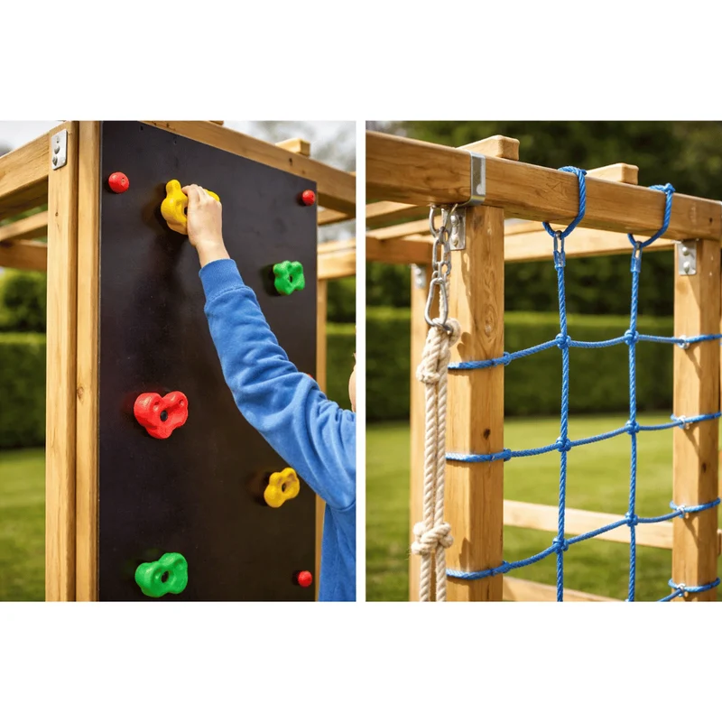Klettergerüst XXL Gr. 240 x 120 x 210 cm - kompletter Bausatz -