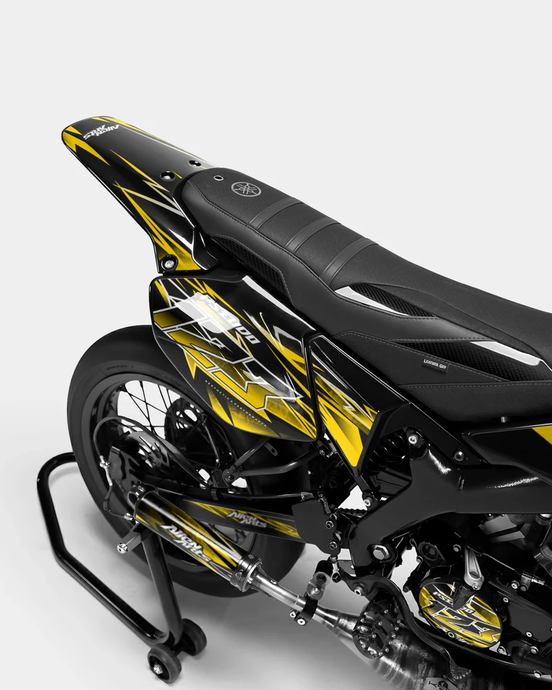 BRUME - Kit deco YAMAHA DT 50cc - Jaune foncé
