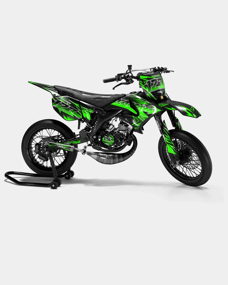 BRUME - Kit deco YAMAHA DT 50cc - Vert