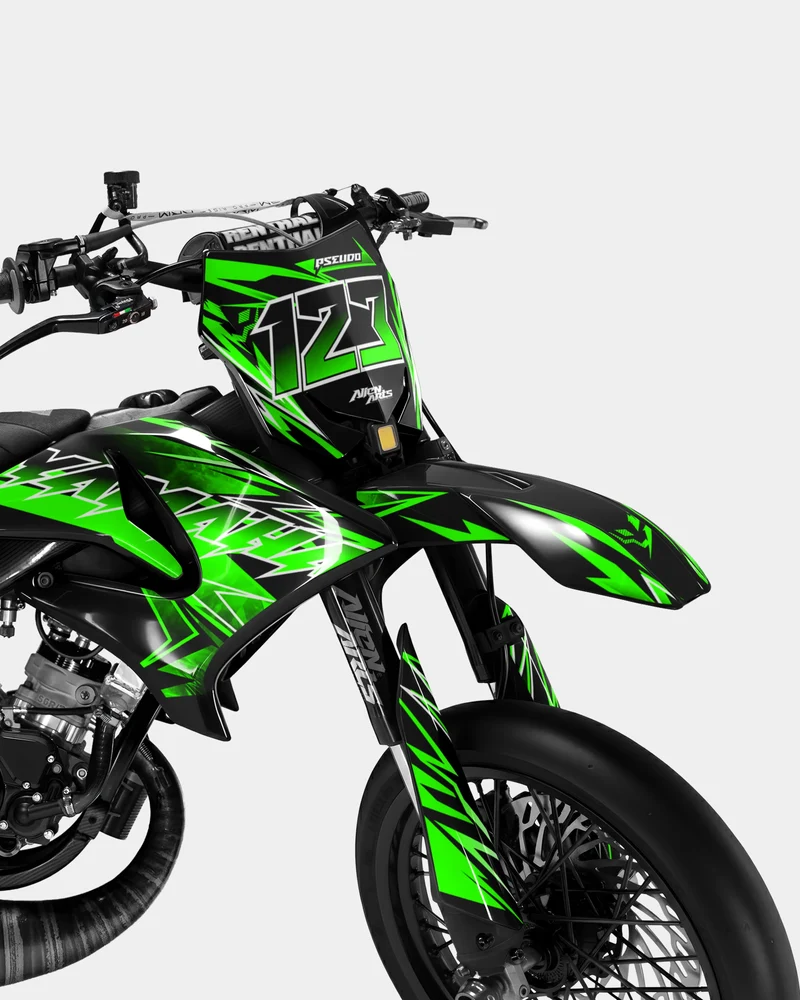 BRUME - Kit deco YAMAHA DT 50cc - Vert