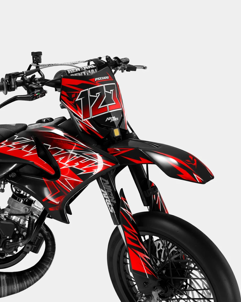 BRUME - Kit deco YAMAHA DT 50cc - Rouge
