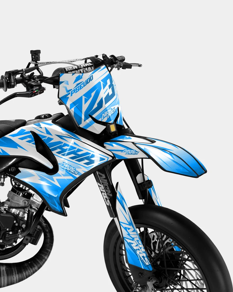 CALYPSO - Kit deco YAMAHA DT 50cc - Bleu