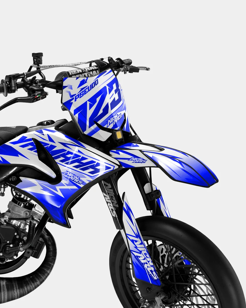 CALYPSO - Kit deco YAMAHA DT 50cc - Bleu foncé