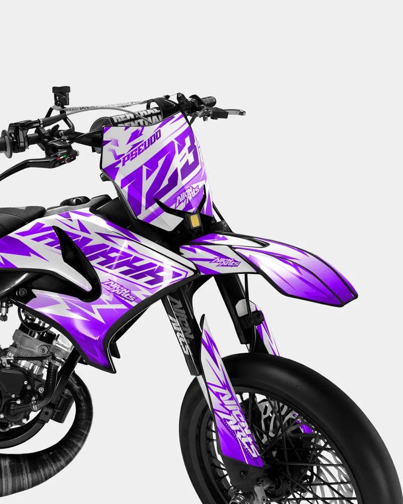 CALYPSO - Kit deco YAMAHA DT 50cc - Violet