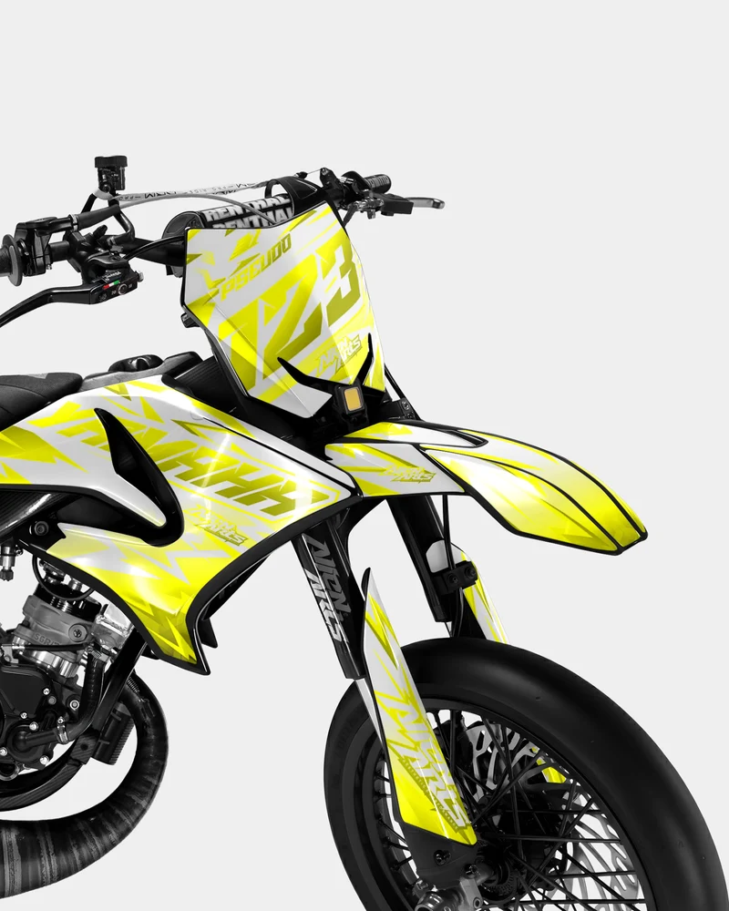 CALYPSO - Kit deco YAMAHA DT 50cc - Jaune