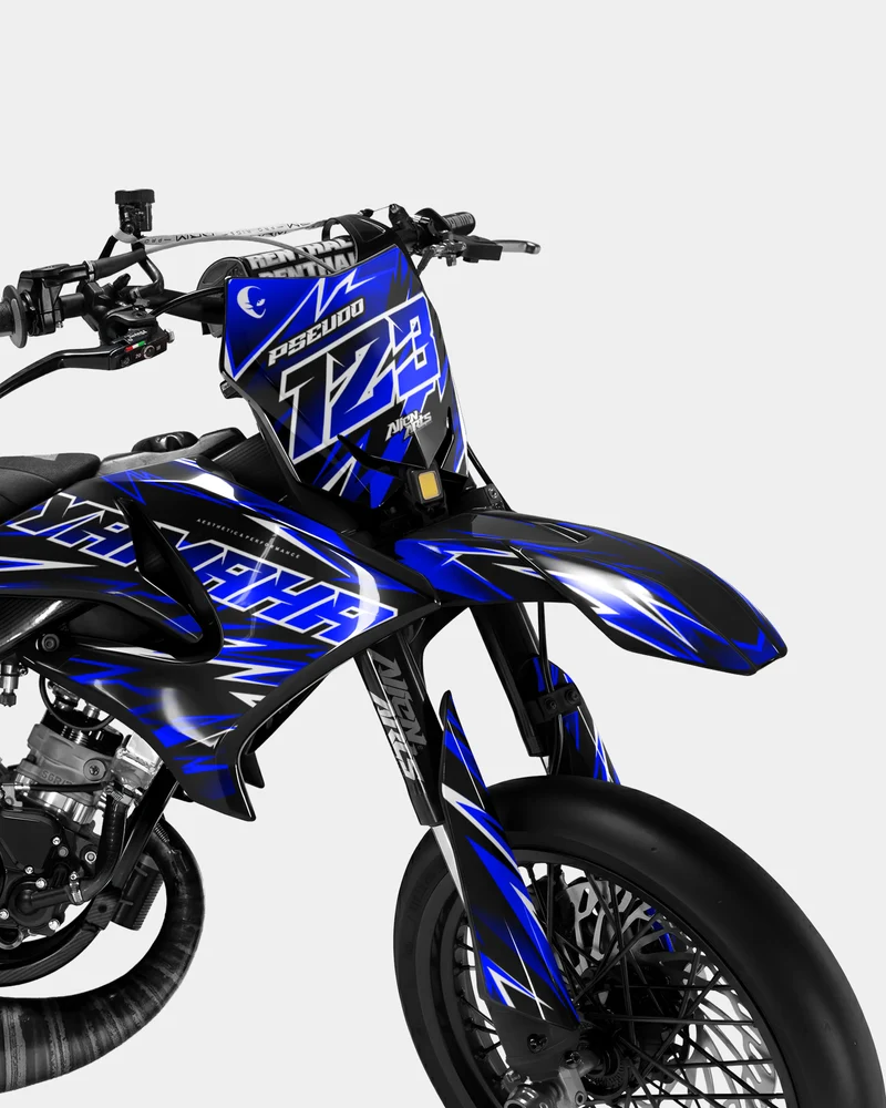 CIEL - Kit deco YAMAHA DT 50cc - Bleu foncé
