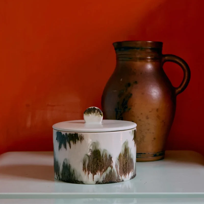 HKliving 70s Ceramics Keksdose – Cookie Jar Keramik, Tide