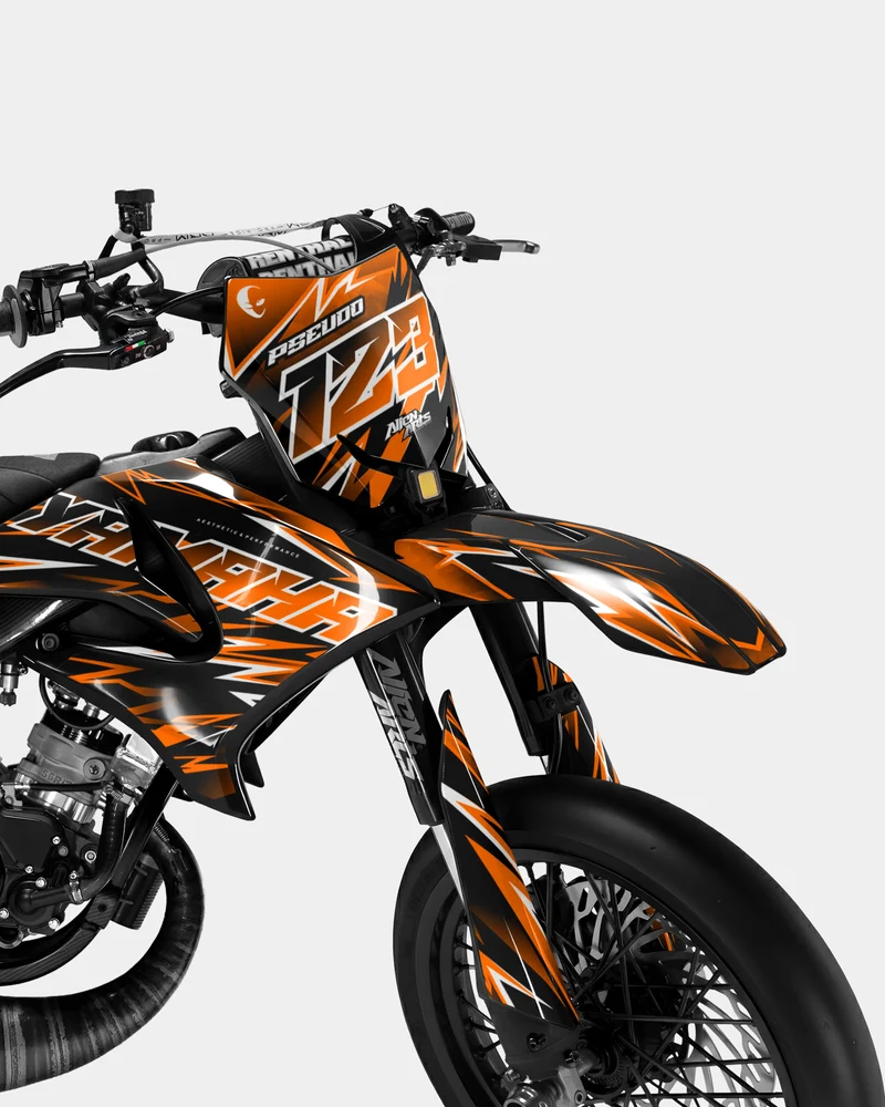 CIEL - Kit deco YAMAHA DT 50cc - Orange