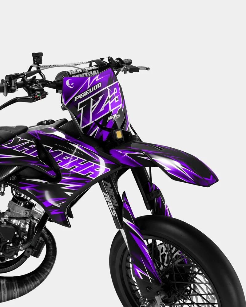 CIEL - Kit deco YAMAHA DT 50cc - Violet