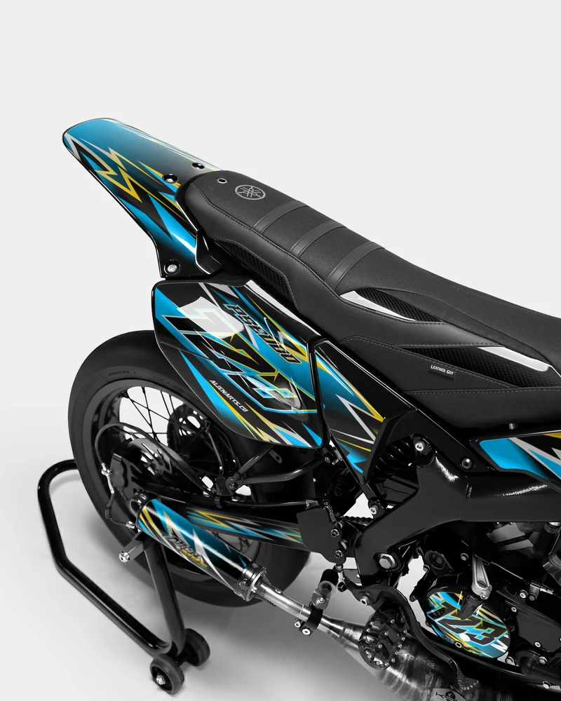 ECLAT - Kit deco YAMAHA DT 50cc - Bleu