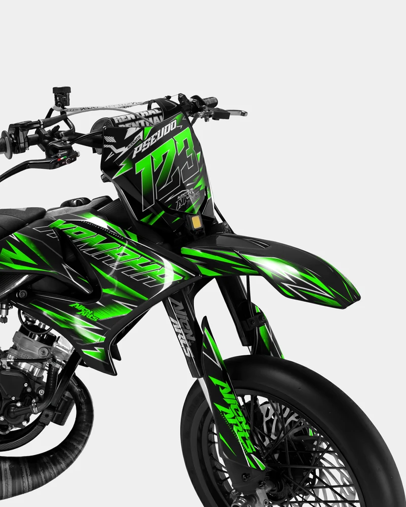 ELARA - Kit deco YAMAHA DT 50cc - Vert