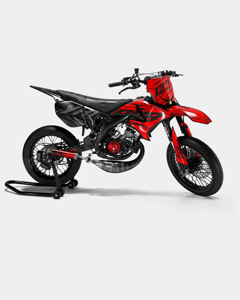 0RBIS - Kit deco YAMAHA DT 50cc - Rouge