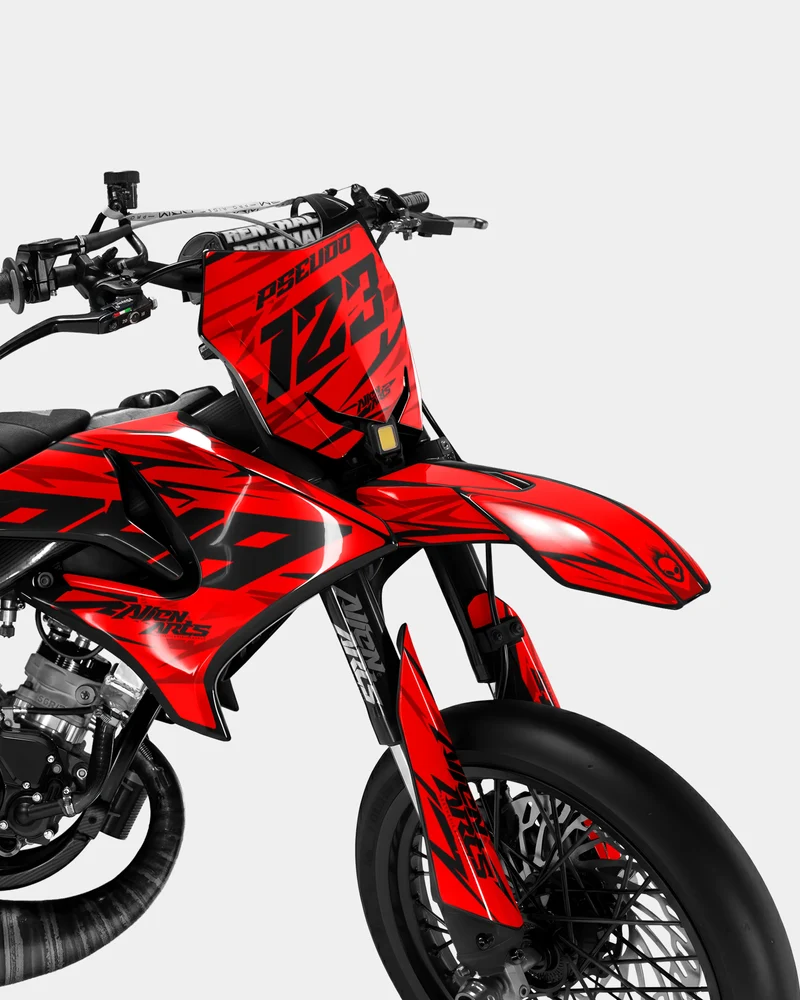 0RBIS - Kit deco YAMAHA DT 50cc - Rouge