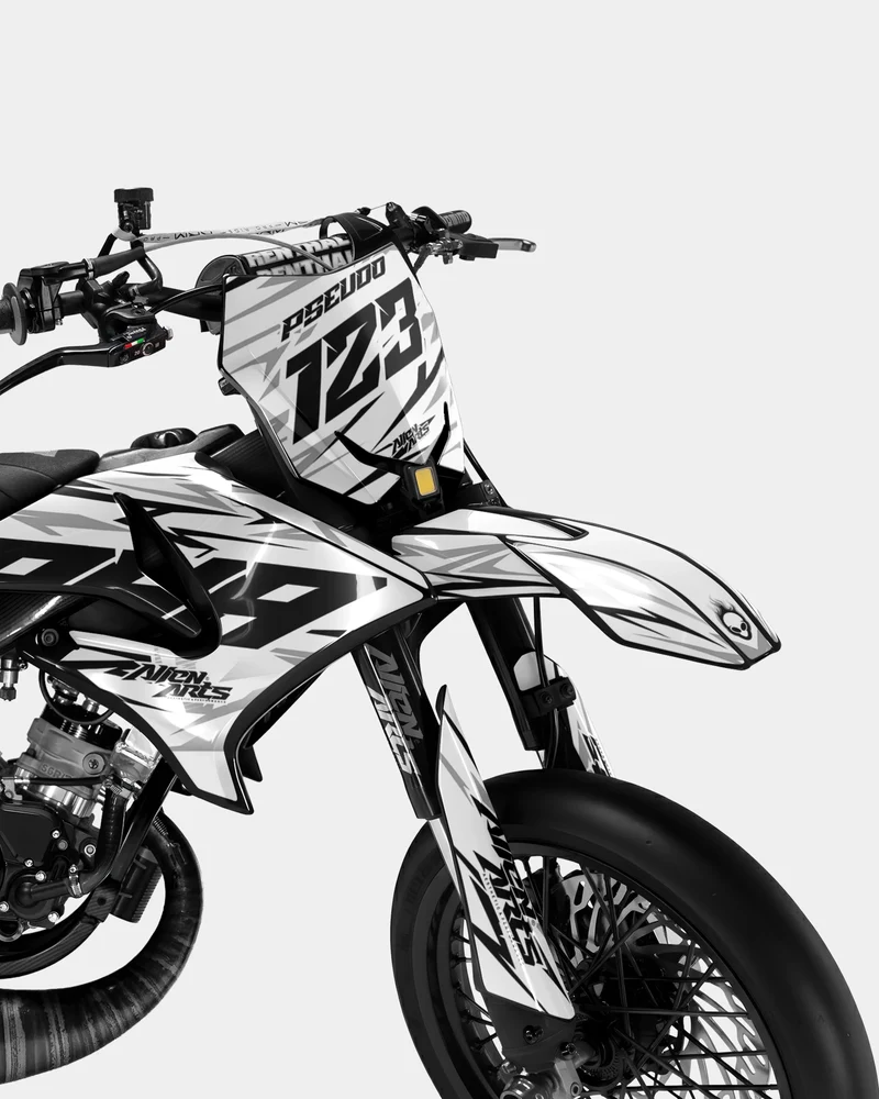 0RBIS - Kit deco YAMAHA DT 50cc - Blanc