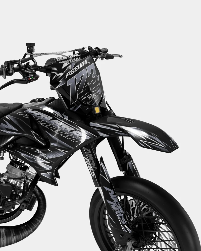 ELARA - Kit deco YAMAHA DT 50cc - Gris