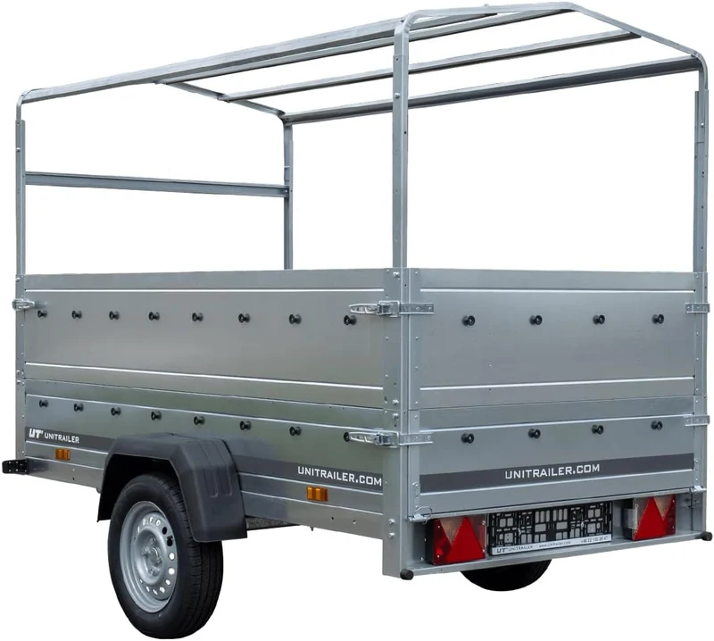 Unitrailer Tilting Hanger 230 with High Tarpaulin and Jockey Wheel