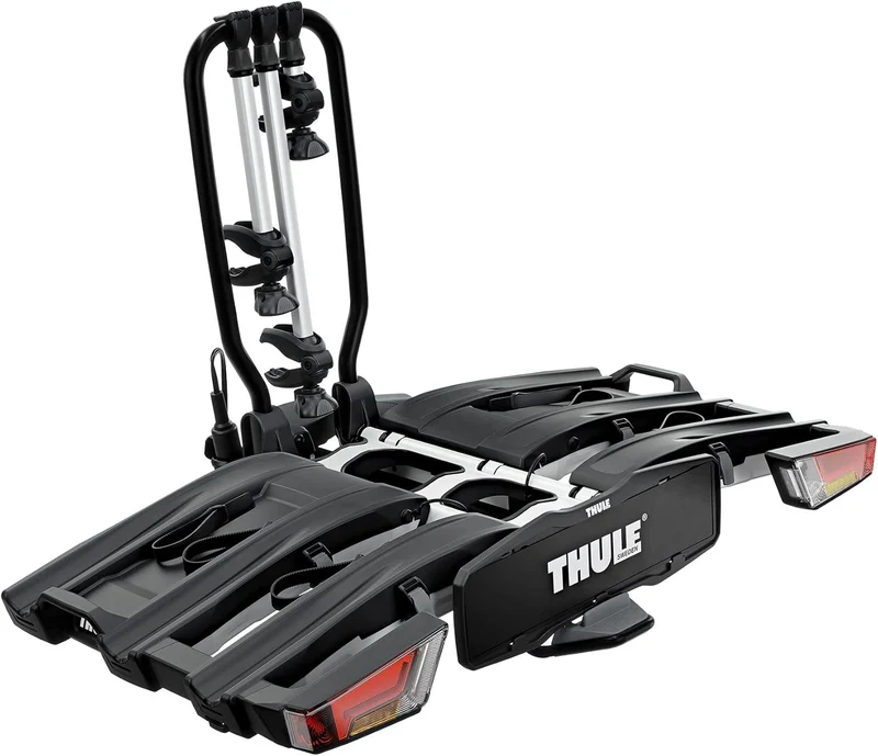 Thule Easyfold 3 Platform Bicycle Carrier for Towing Hitch Black 2 (3) Bikes