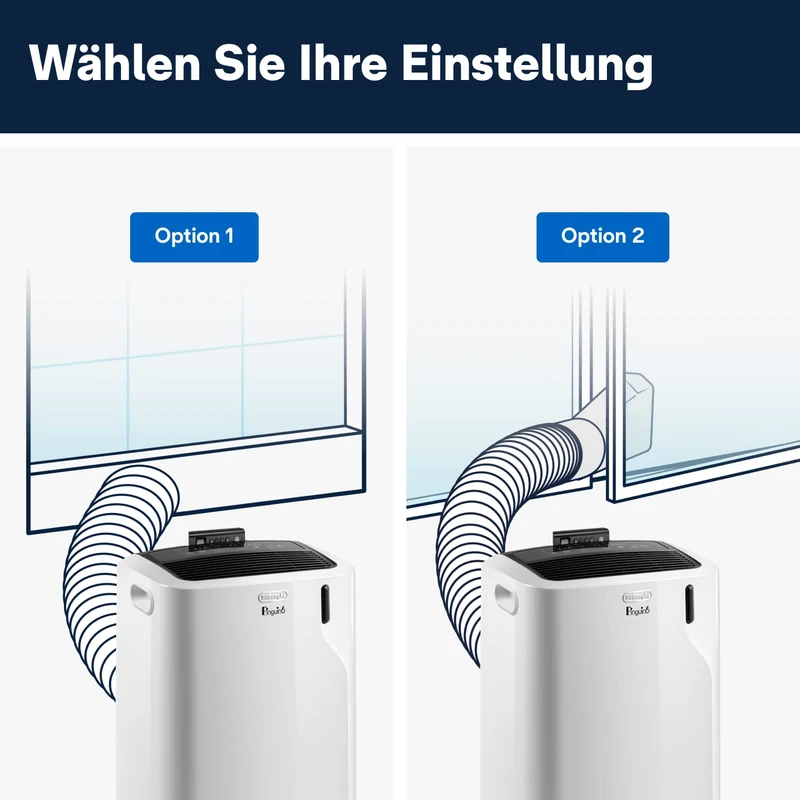 De'Longhi Pinguino - 3-in-1 Mobiles Klimagerät, für Räume bis 27 m²