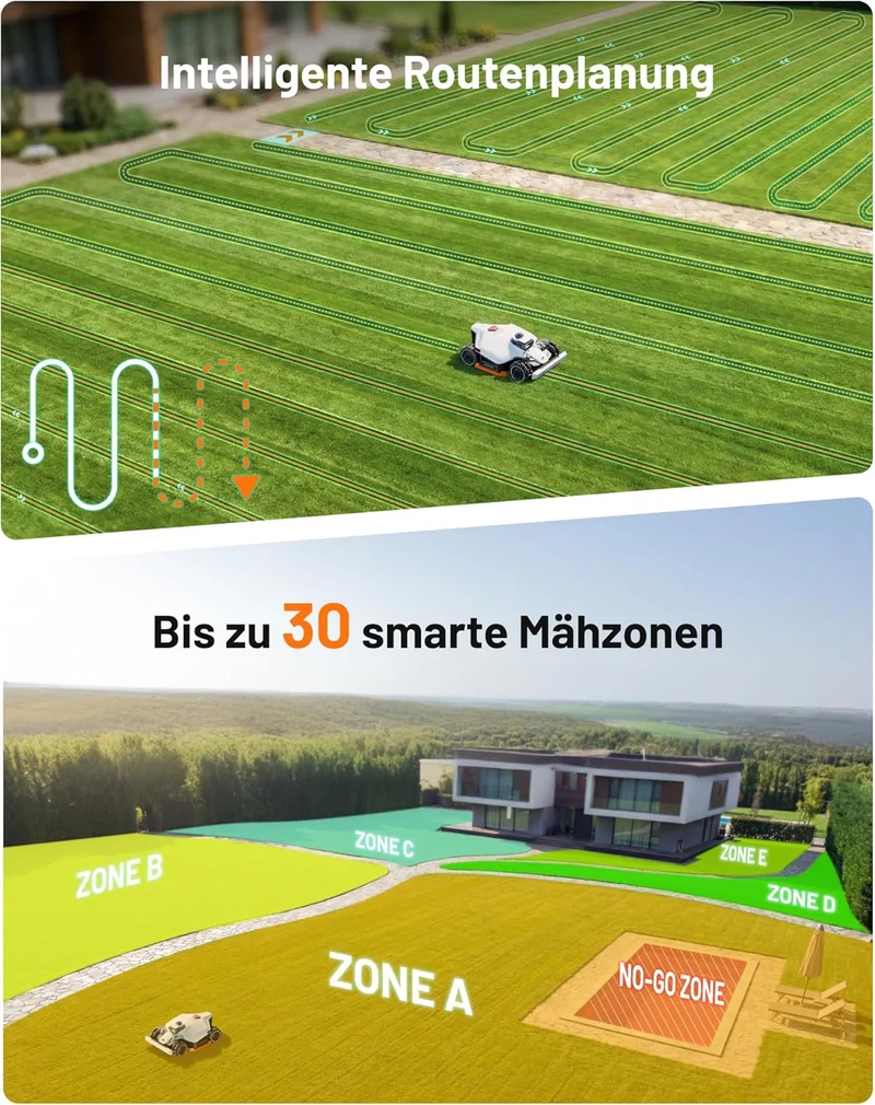 MAMMOTION LUBA 3 AWD 3000 Mähroboter ohne Begrenzungskabel für 3000㎡