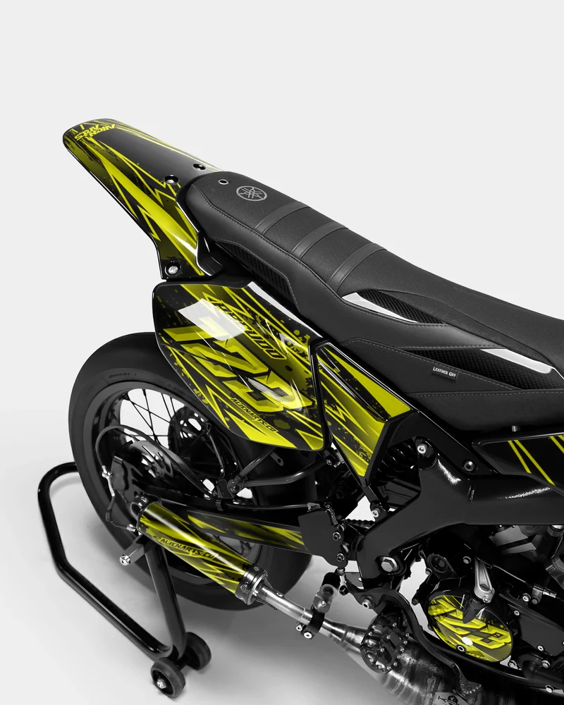 MIROIR - Kit deco YAMAHA DT 50cc - Jaune