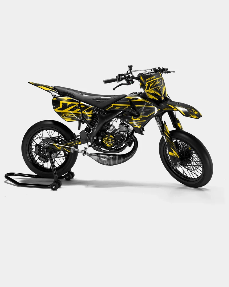 MISTRAL - Kit deco YAMAHA DT 50cc - Jaune foncé