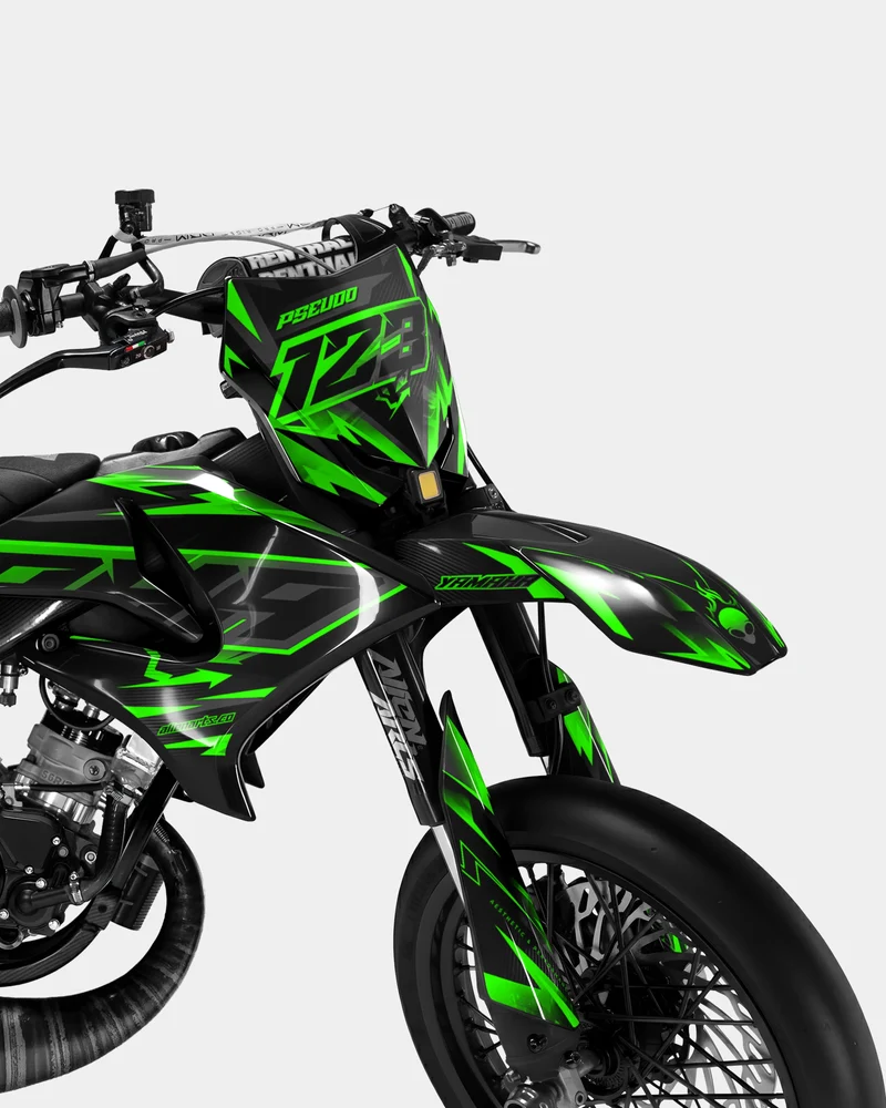 MISTRAL - Kit deco YAMAHA DT 50cc - Vert