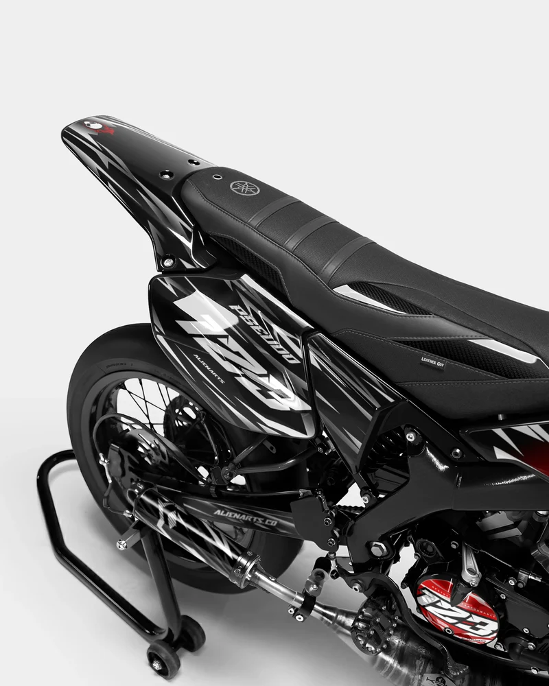 PLUME - Kit deco YAMAHA DT 50cc - Rouge