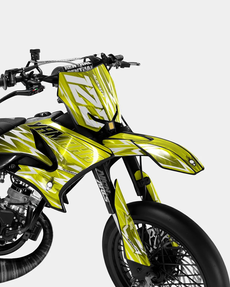 PLUME - Kit deco YAMAHA DT 50cc - Jaune