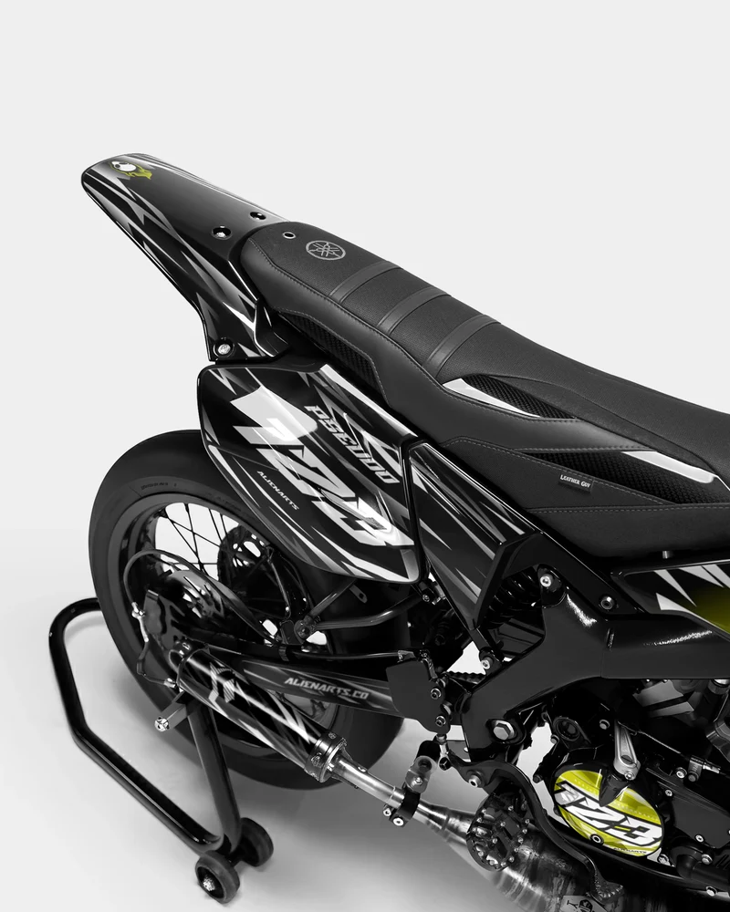 PLUME - Kit deco YAMAHA DT 50cc - Jaune