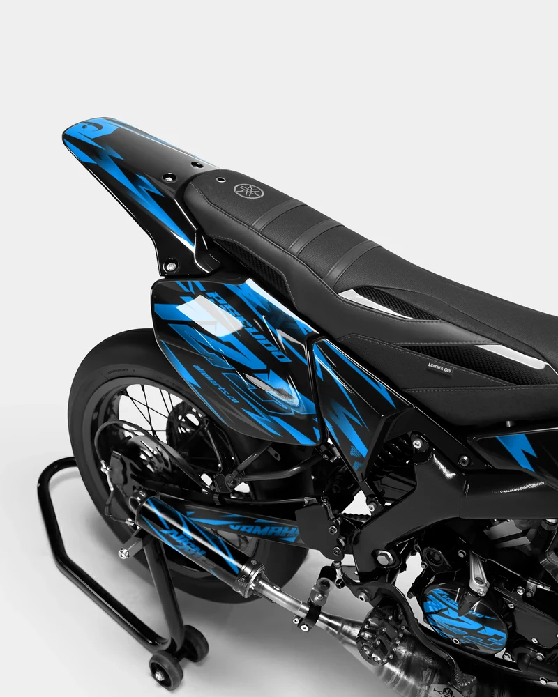 SABLE - Kit deco YAMAHA DT 50cc - Bleu