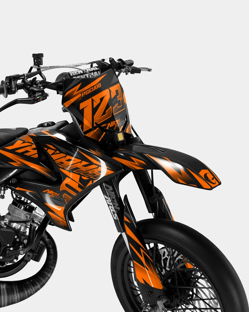 SABLE - Kit deco YAMAHA DT 50cc - Orange