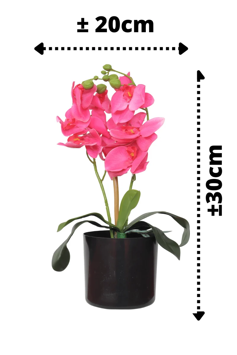 Orchidee Kunstpflanze Rosa 30cm