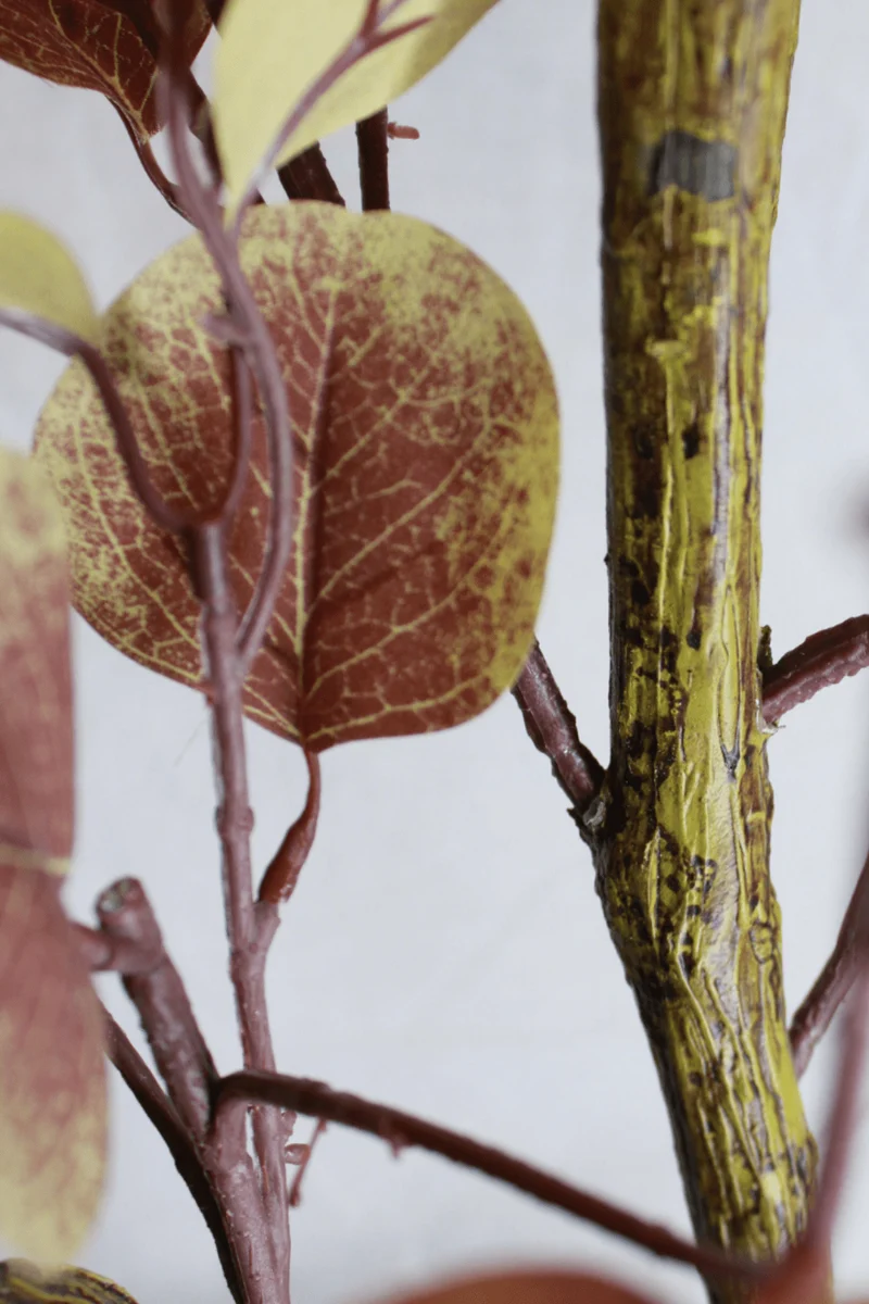 Eukalyptus Kunstbaum 130cm Rostrot