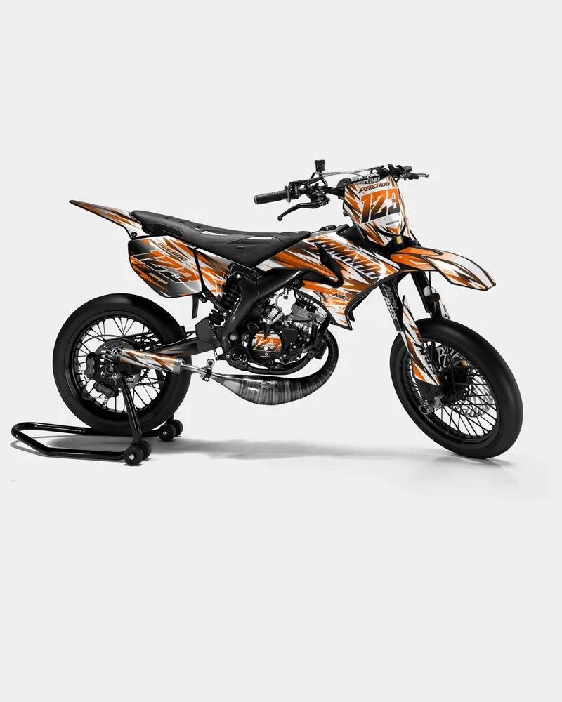 FIKA - Kit deco YAMAHA DT 50cc - Orange
