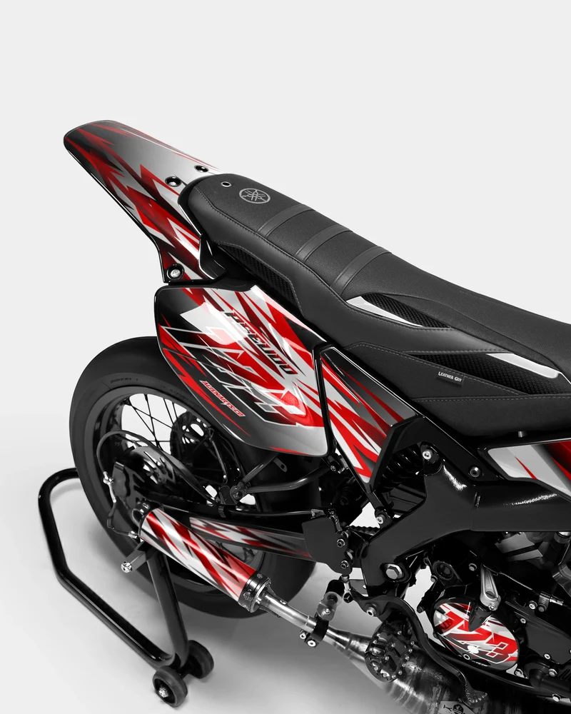FIKA - Kit deco YAMAHA DT 50cc - Rouge