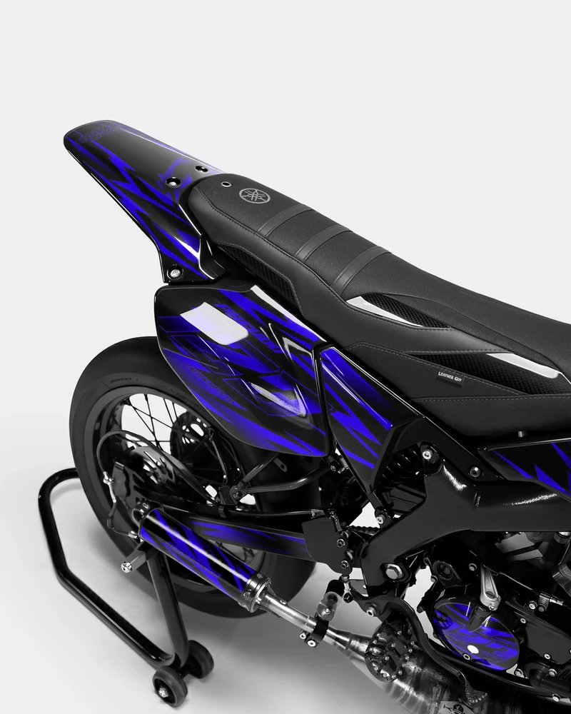 LIEN - Kit deco YAMAHA DT 50cc - Bleu foncé